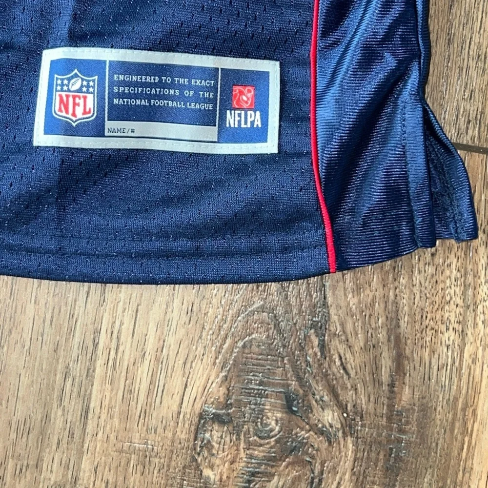 New England Patriots Womens NFL Pro Line Blank Jersey Blue Size Large NWT - Picture 5 of 9